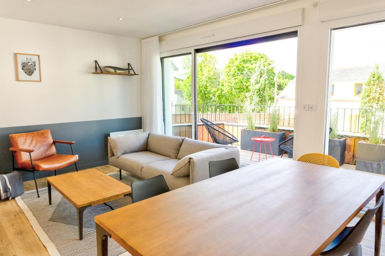 Combrit Residence Du Phare - 4 Appartements - 2 Chambres - Vue Mer Ou Terrasse מראה חיצוני תמונה